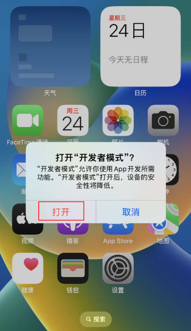 洛川苹果手机维修分享如何打开开发者模式 
