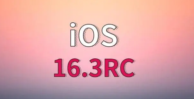 洛川苹果手机维修分享iOS 16.3 RC版升级_iOS 16.3 RC版一键刷机教程 
